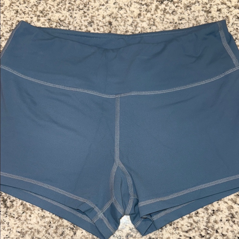Savage Barbell Steel Blue Athletic Shorts